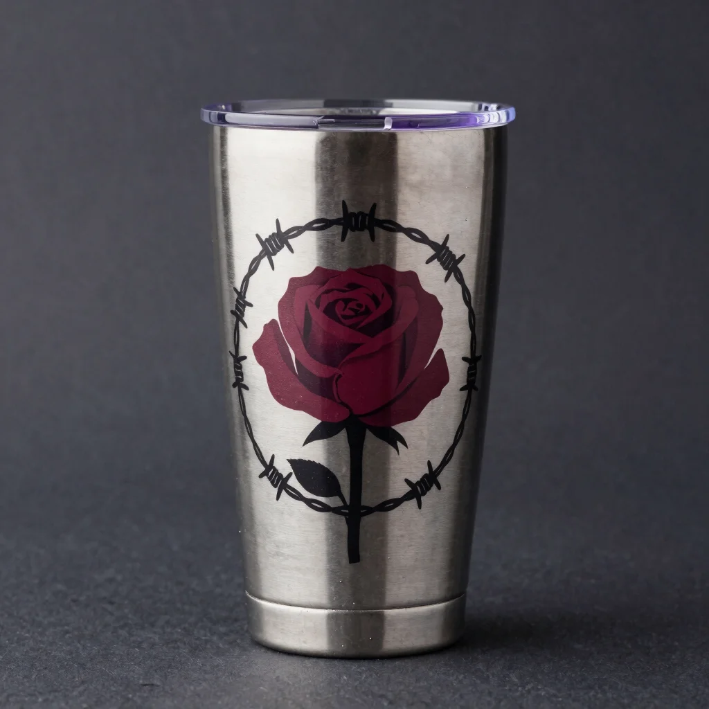 Midnight Rose 20oz Tumbler