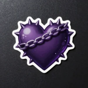 Anarchy Heart Vinyl Sticker